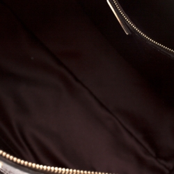 Pre Owned Versace Bronze Snakeskin Embossed Leather Couture Boston Bag