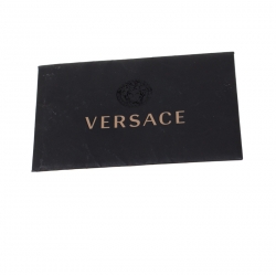 Pre Owned Versace Black Leather Medusa Sultan Shoulder Bag
