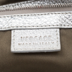 Versace Silver Leather Hobo
