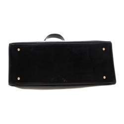 مملوكة مسبقًا Versace Black Leather Shoulder Bag