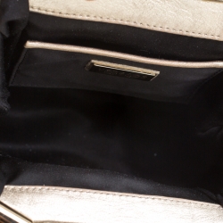 Pre Owned Versace Black Signature Fabric and Leather Madonna Boston Bag