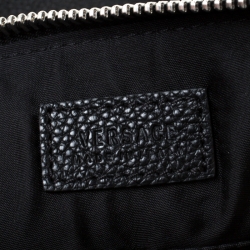 Pre Owned حقيبة كلتش فيرساتشي ميامي جلد أسود