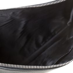 Pre Owned حقيبة كلتش فيرساتشي ميامي جلد أسود