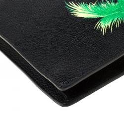 Pre Owned حقيبة كلتش فيرساتشي ميامي جلد أسود