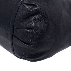 مملوكة مسبقًا حقيبة فرساتشي سلسلة جلد شعار مخرمة سوداء