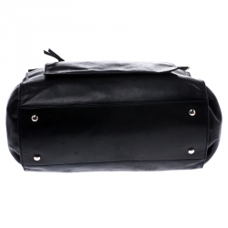 مملوكة مسبقًا Versace Black Leather Medusa Tote