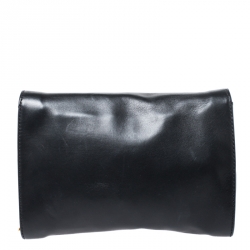 مملوكة مسبقًا Versace Black Leather Medusa Shoulder Bag