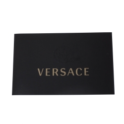 Versace Black Barocco Leather Altea Top Handle Bag