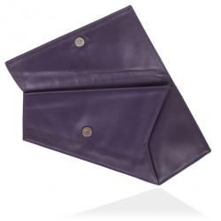 Pre Owned Versace Vintage Purple Leather Clutch