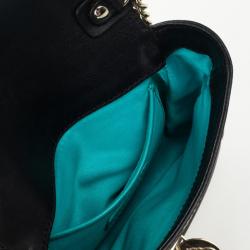 Pre Owned Versace Black Chain Mini Shoulder Bag