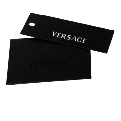 مملوكة مسبقًا Versace Grey/Lilac Baroque Print Coated Canvas and Leather Frame Tote