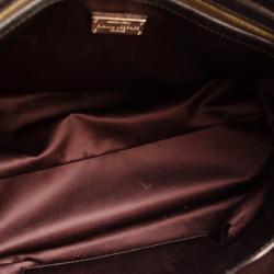 Pre Owned Versace "Couture" 2013 Large Gold Metallic Boston Bag