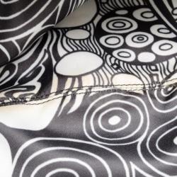 Pre Owned Versace Black Chinchilla Madonna Boston Bag