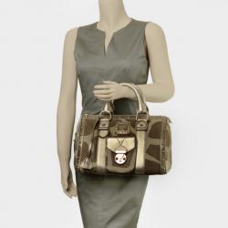 Pre Owned Versace Pony Hair 'Snap Out Of It' Satchel