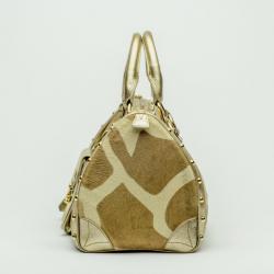 Pre Owned Versace Pony Hair 'Snap Out Of It' Satchel