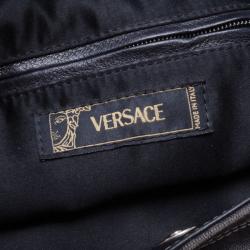 Pre Owned Versace Denim Shoulder Bag