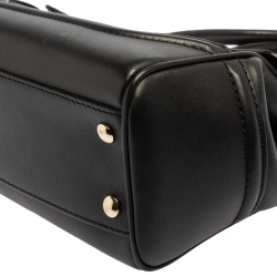 Pre Owned حقيبة فيرساتشي أمباير بالازو جلد أسود