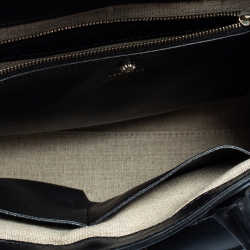 Pre Owned حقيبة فيرساتشي أمباير بالازو جلد أسود