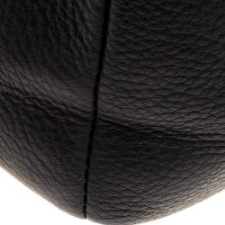 Pre Owned Versace Black Leather Studded Medusa Backpack