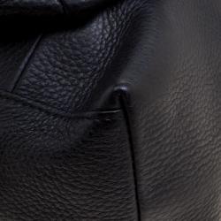 Pre Owned Versace Black Leather Studded Medusa Backpack