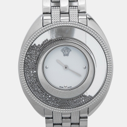 Versace White Stainless Steel Destiny Spirit 86Q99D002-S099 Women's Wristwatch 39 mm