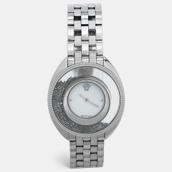 Versace White Stainless Steel Destiny Spirit 86Q99D002-S099 Women's Wristwatch 39 mm