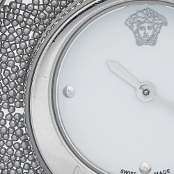 Versace White Stainless Steel Destiny Spirit 86Q99D002-S099 Women's Wristwatch 39 mm