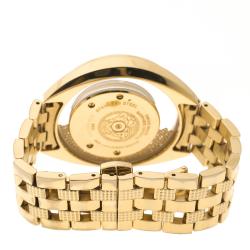 Pre Owned Versace Gold Stainless Steel Destiny Spirit 86Q Women's Wristwatch 39 mm