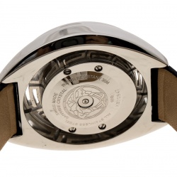 Versace Black Stainless Steel 67Q Women's Wristwatch 39 mm