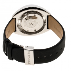 Versace Black Stainless Steel 67Q Women's Wristwatch 39 mm