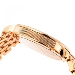 Pre Owned Versace Purple Gold Plated Stainless Steel Krios 93Q Women's Wristwatch 38 mm