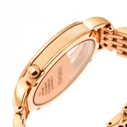 Pre Owned Versace Purple Gold Plated Stainless Steel Krios 93Q Women's Wristwatch 38 mm