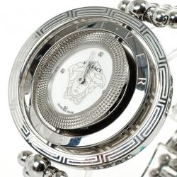 Pre Owned Versace Eon Stainless Steel Womens Wristwatch 25.2 MM