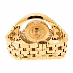 Versace Gold Stainless Steel Destiny Spirit 86Q Women's Wristwatch 39 mm