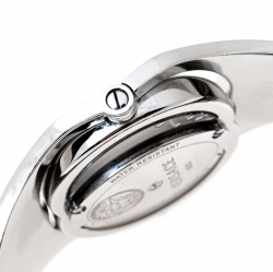 مملوكة مسبقًا  ساعة يد نسائية فيرساتشي إيكليسي 83Q ألماس ستانلس ستيل فضية 39 مم