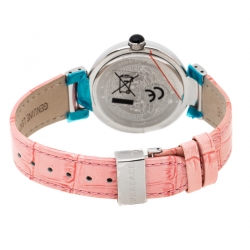 Versace Pink Mother of Pearl Stainless Steel Leda VNC Women's Wristwatch 38 mm