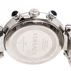 Versace Black Stainless Steel Reve 68C Chronograph Women's Wristwatch 40 mm