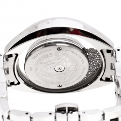 Pre Owned Versace White Stainless Steel Destiny Spirit 86Q Women's Wristwatch 39 mm