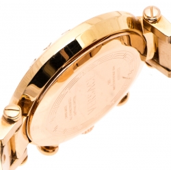 مملوكة مسبقًا Versace Black Rose Gold Plated Steel Aion 68C Women's Wristwatch 40 mm