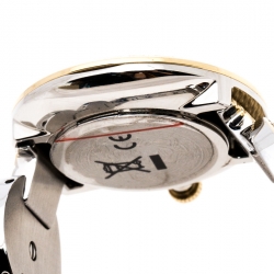 Versace White Gold Tone Signature Medusa Stud Icon VERF008 Women's Wristwatch 26 mm