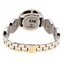 Versace White Gold Tone Signature Medusa Stud Icon VERF008 Women's Wristwatch 26 mm