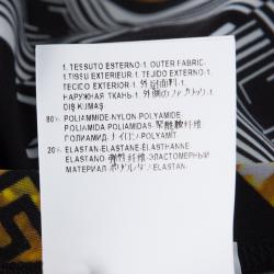 Pre Owned Versus Versace Multicolor Hero Print Leggings S