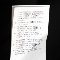 Pre Owned Versus Versace Black Jersey Hardware Embellished Bodycon Dress M