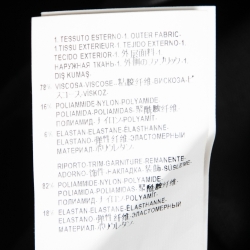 Pre Owned Versus Versace Black Jersey Hardware Embellished Bodycon Dress M