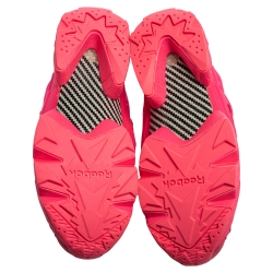 Pre Owned Vetements x Reebok Fluorescent Pink Nylon And Fabric Instapump Fury Sneakers Size 39