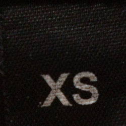 Pre Owned Vetements Black Printed Cotton Split Side Oversized T-Shirt XS 