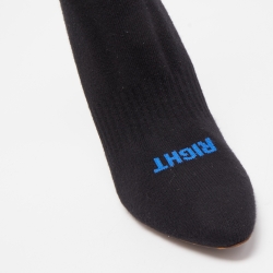 Pre Owned Vetements Black Knit Fabric Sock Boots Size 37