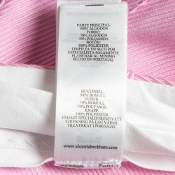 Pre Owned Victoria Beckham Pink Jumbo Alina Trousers M