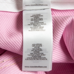 Pre Owned Victoria Beckham Pink Jumbo Alina Trousers M