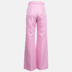 Pre Owned Victoria Beckham Pink Jumbo Alina Trousers M